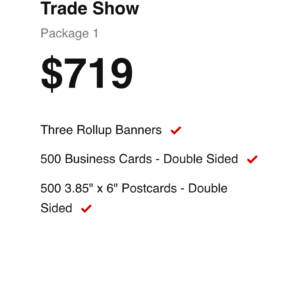 Trade Show Printing (Package 1)